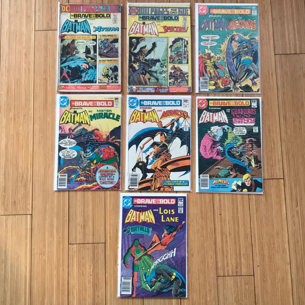 The Brave and the Bold - lot of 7 comic books